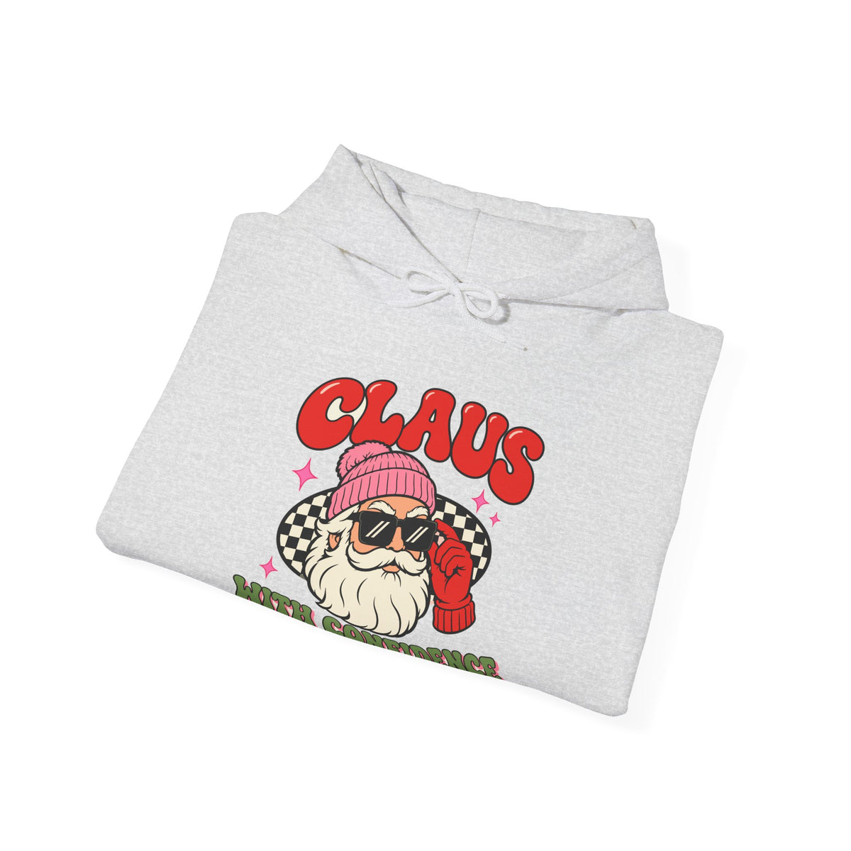 Claus With Confidence™ Hooded sweatshirt – original NewGiftDay design, view 11