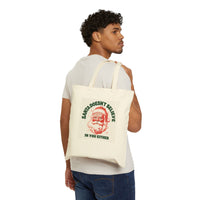 Santa Doesn't Believe in You Either tote bag – original NewGiftDay design, view 3