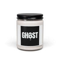 Dripping Ghost Face Halloween Label Design candle – original NewGiftDay design