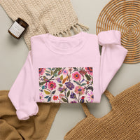Blush Bird Garden DTG Printed for Cozy Blooms sweatshirt – original NewGiftDay design, view 20