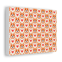 Corgi Hearts canvas – original NewGiftDay design, view 2