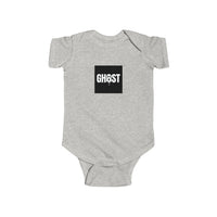 Tiny Ghost Drip for Halloween Photos baby bodysuit – original NewGiftDay design, view 2