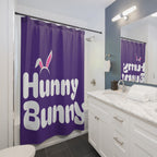"Hunny Bunny" Slogan Shower Curtain Gift: Cute Affection for Sweethearts