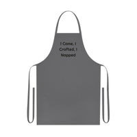 I Came, I Crafted I Napped Printed Cotton for Kitchen Makers apron – original NewGiftDay design