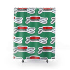 Swiss Army Knife Pattern Shower Curtain Gift: Playful Utility for Adventurous Homes