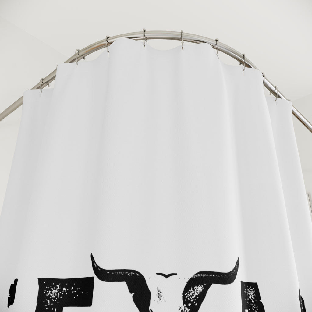 Distressed Texas Longhorn Shower Curtain Gift: Lone Star Pride for Rustic Homes