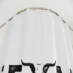 Distressed Texas Longhorn Shower Curtain Gift: Lone Star Pride for Rustic Homes