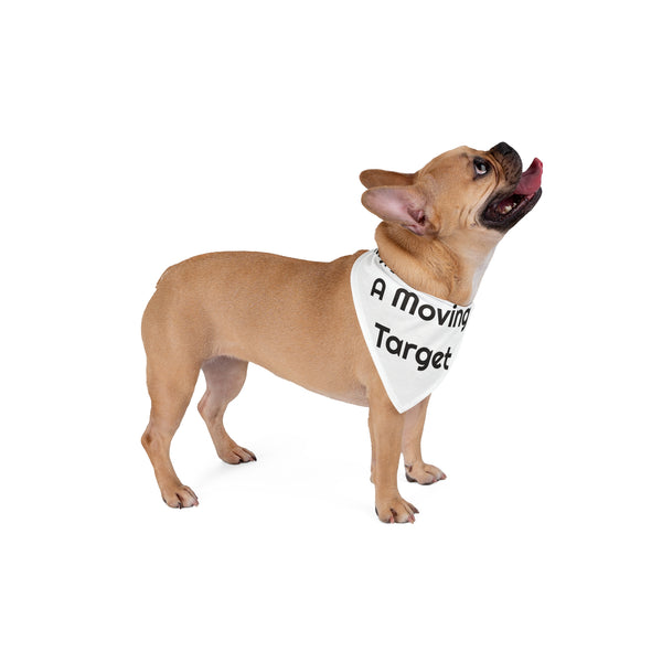 My Job Title Is A Moving Target Dog Bandana For Office Pets design