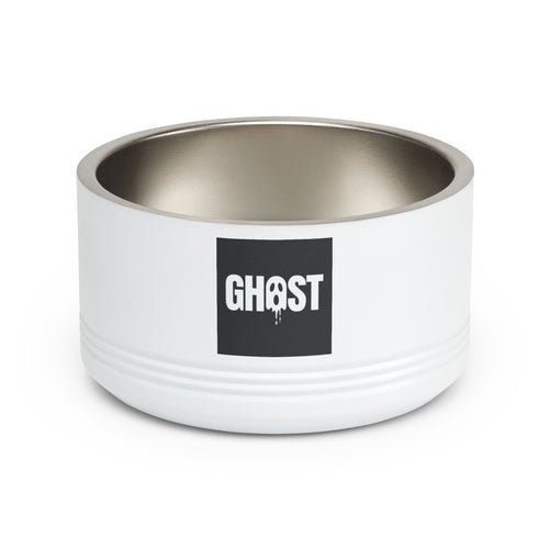 Ghost Lettering with Spooky-Cute Drips pet bowl – original NewGiftDay design