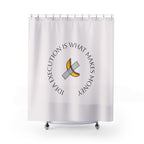 Minimalist Banana Art Shower Curtain Gift: Clean Aesthetics for Fresh Homes