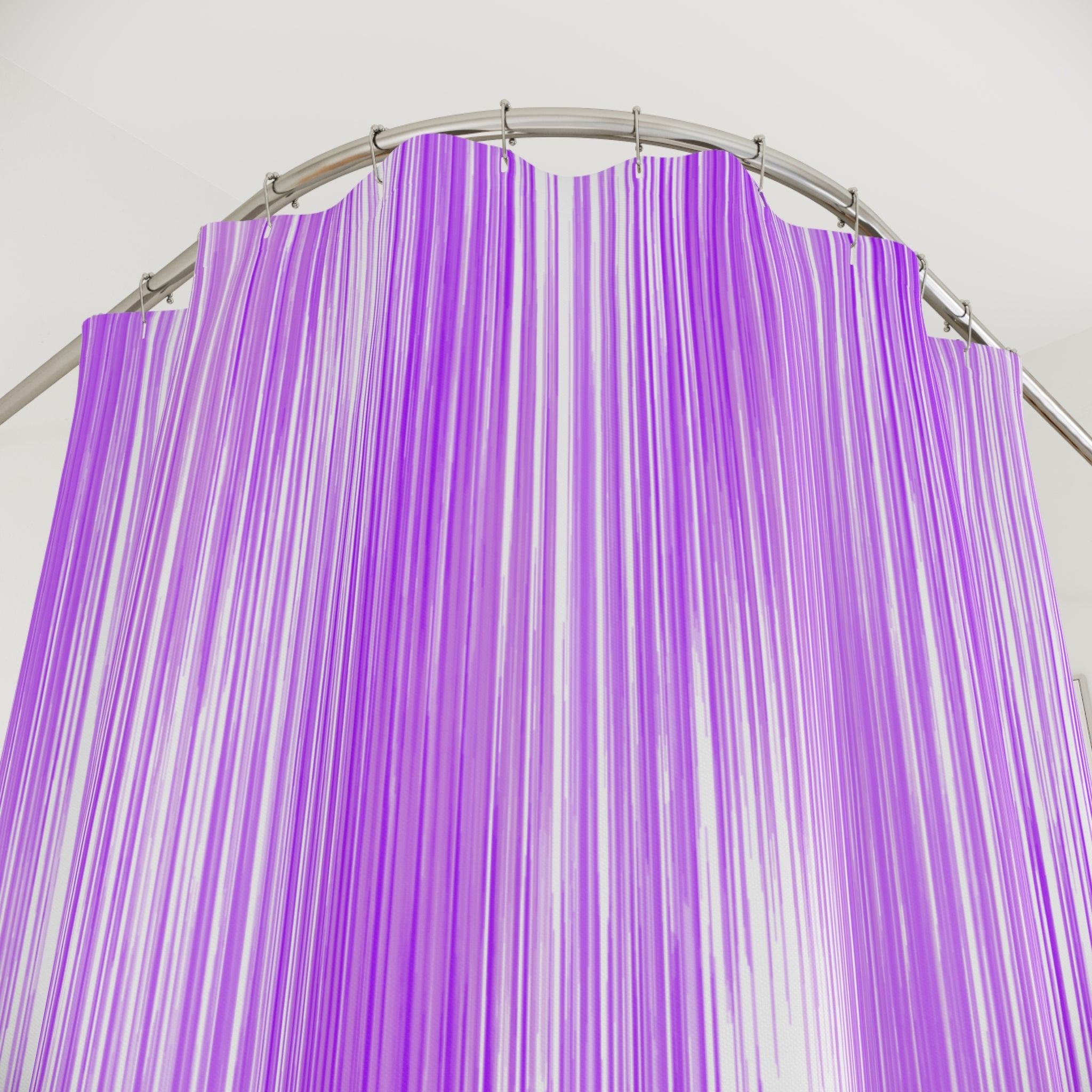 Vibrant Vertical Stripe Shower Curtain Gift: Abstract Art for Dynamic Spaces