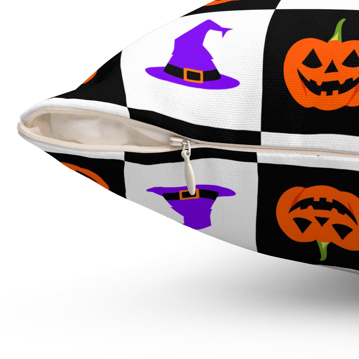 Jack-O'-Lantern Parade pillow – original NewGiftDay design, view 3