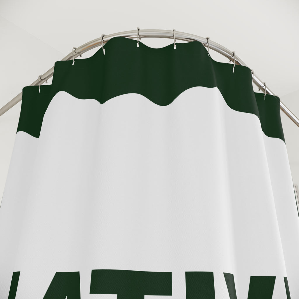 "NATIVE" Colorado Slogan Shower Curtain Gift: Authentic Roots for Modern Homes