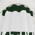 "NATIVE" Colorado Slogan Shower Curtain Gift: Authentic Roots for Modern Homes