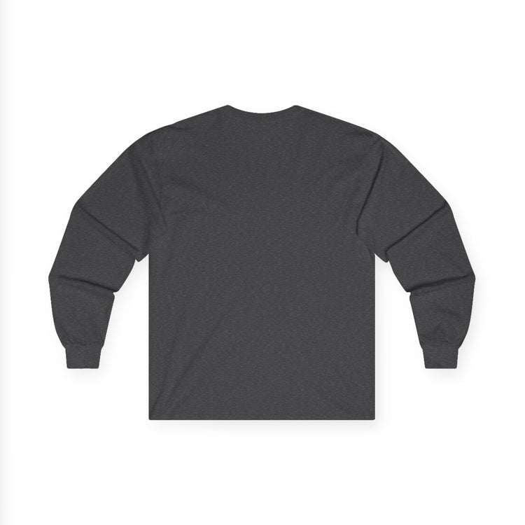 Bigfoot Christmas List long sleeve tee in carolina-blue – original NewGiftDay design