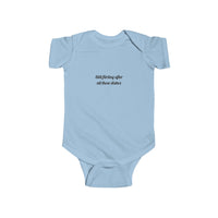 Still flirting after all these dishes Printed for Tiny Love Notes baby bodysuit – original NewGiftDay design, view 3