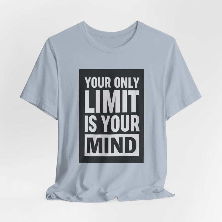 Limitless Mindset T-shirt in light-blue – original NewGiftDay design