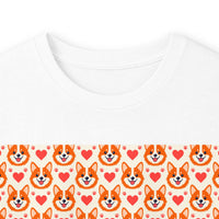 Corgi Hearts long sleeve tee – original NewGiftDay design, view 7