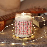 Retro Daisy Blooms Scented Soy 9oz candle – original NewGiftDay design, view 3