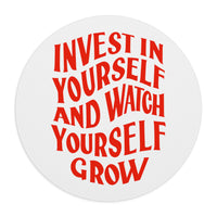 Grow Yourself mouse pad – original NewGiftDay design