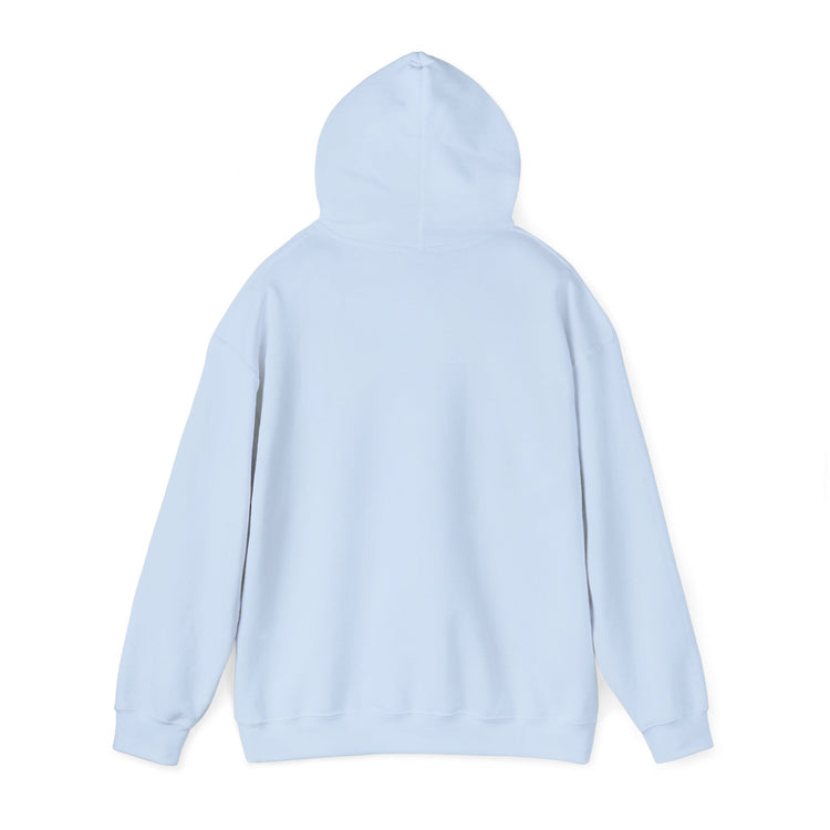 Jack-O'-Lantern Parade™ Hooded sweatshirt in light-blue – original NewGiftDay design