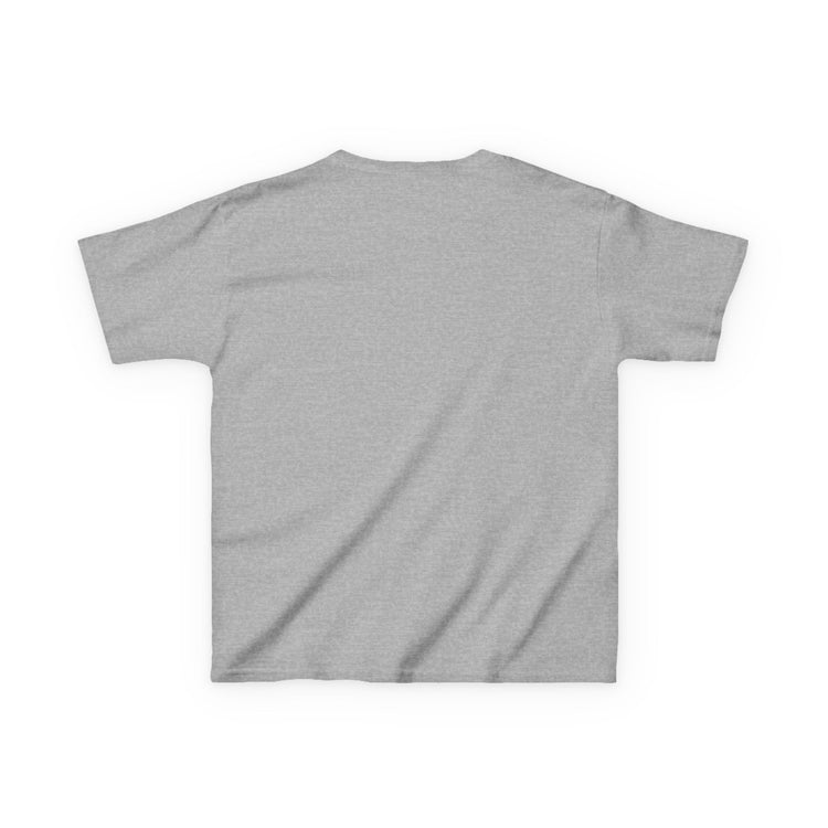 Jack-O'-Lantern Parade Kids Heavy Cotton™ kids tee in sport-grey – original NewGiftDay design