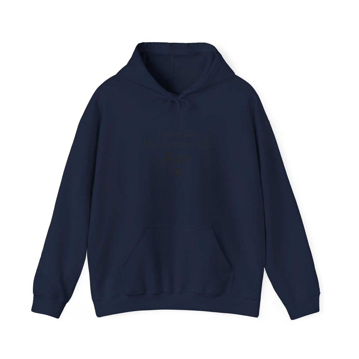 Bigfoot Christmas List™ Hooded sweatshirt – original NewGiftDay design, view 18