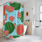 Watermelon Ting Shower Curtain
