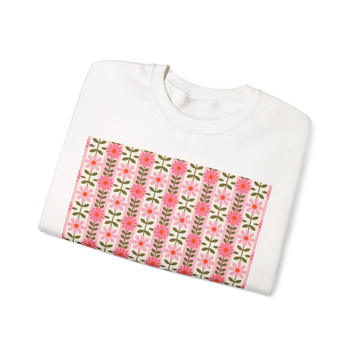 Retro Daisy Blooms™ sweatshirt – original NewGiftDay design, view 7