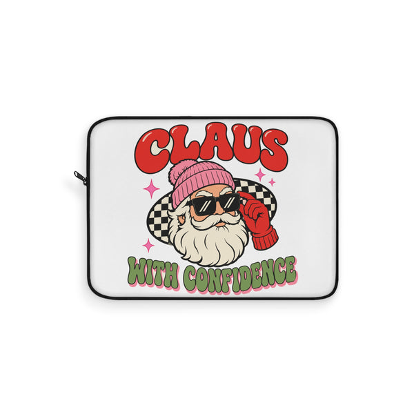 Claus With Confidence Laptop Sleeve design