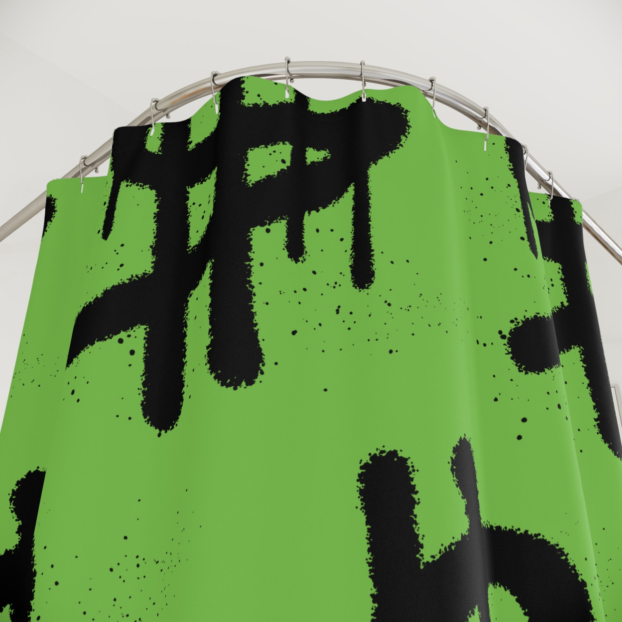 Graffiti Drip Dollar Sign Shower Curtain Gift: Urban Edge for Statement Homes