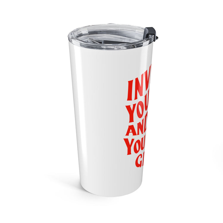 Grow Yourself 20oz tumbler – original NewGiftDay design, view 3