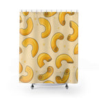 Macaroni & Cheese Pasta Shower Curtain Gift: Comfort Food Fun for Quirky Homes