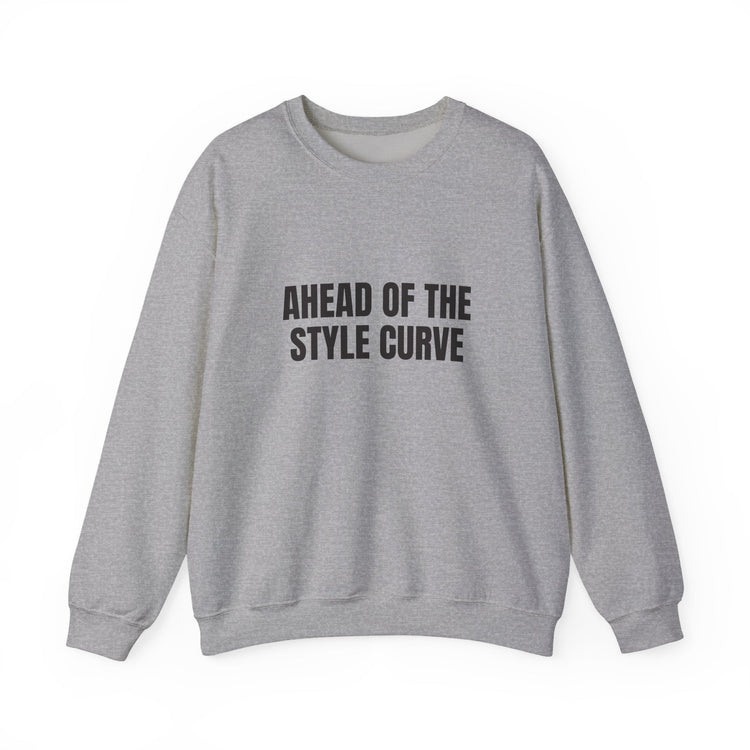 Ahead of the Style Curve Chic sweatshirt in sport-grey – original NewGiftDay design