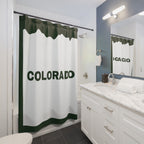 Colorado State Slogan Shower Curtain Gift: Mountain Pride for Local Homes