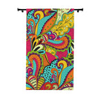 Spiral Pile Pattern Blackout Window Curtain