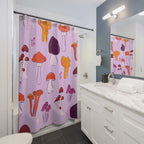 Whimsical Mushroom Forest Shower Curtain Gift: Enchanted Nature for Cozy Homes