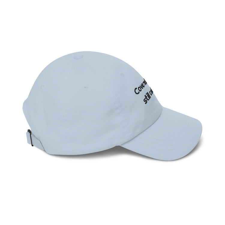 Covered in fur still cuddling Printed Dad for Pet Errands hat in light-blue – original NewGiftDay design