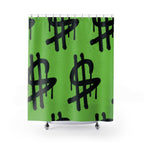 Graffiti Drip Dollar Sign Shower Curtain Gift: Urban Edge for Statement Homes