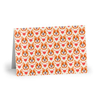 Corgi Heartss (1 or 10-pcs) greeting card – original NewGiftDay design, view 7