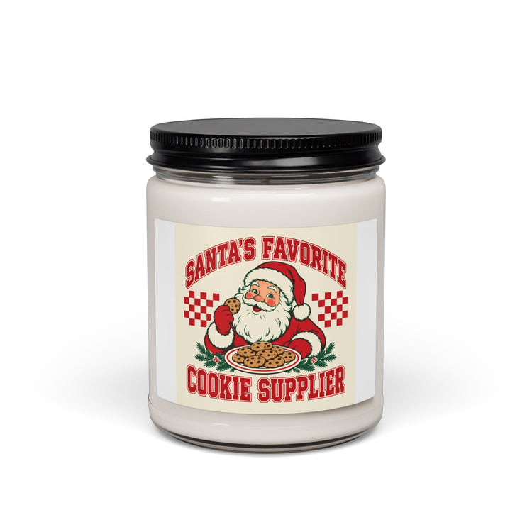 Santa's Favorite Cookie Supplier candle – original NewGiftDay design