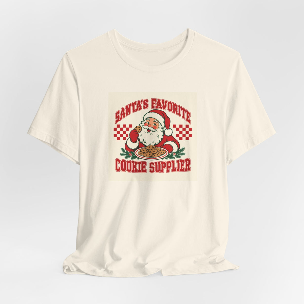 Santa's Favorite Cookie Supplier T-shirt – original NewGiftDay design, view 17