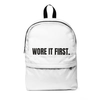 Wore It First Obviously Printed for Campus Bragging Rights backpack – original NewGiftDay design