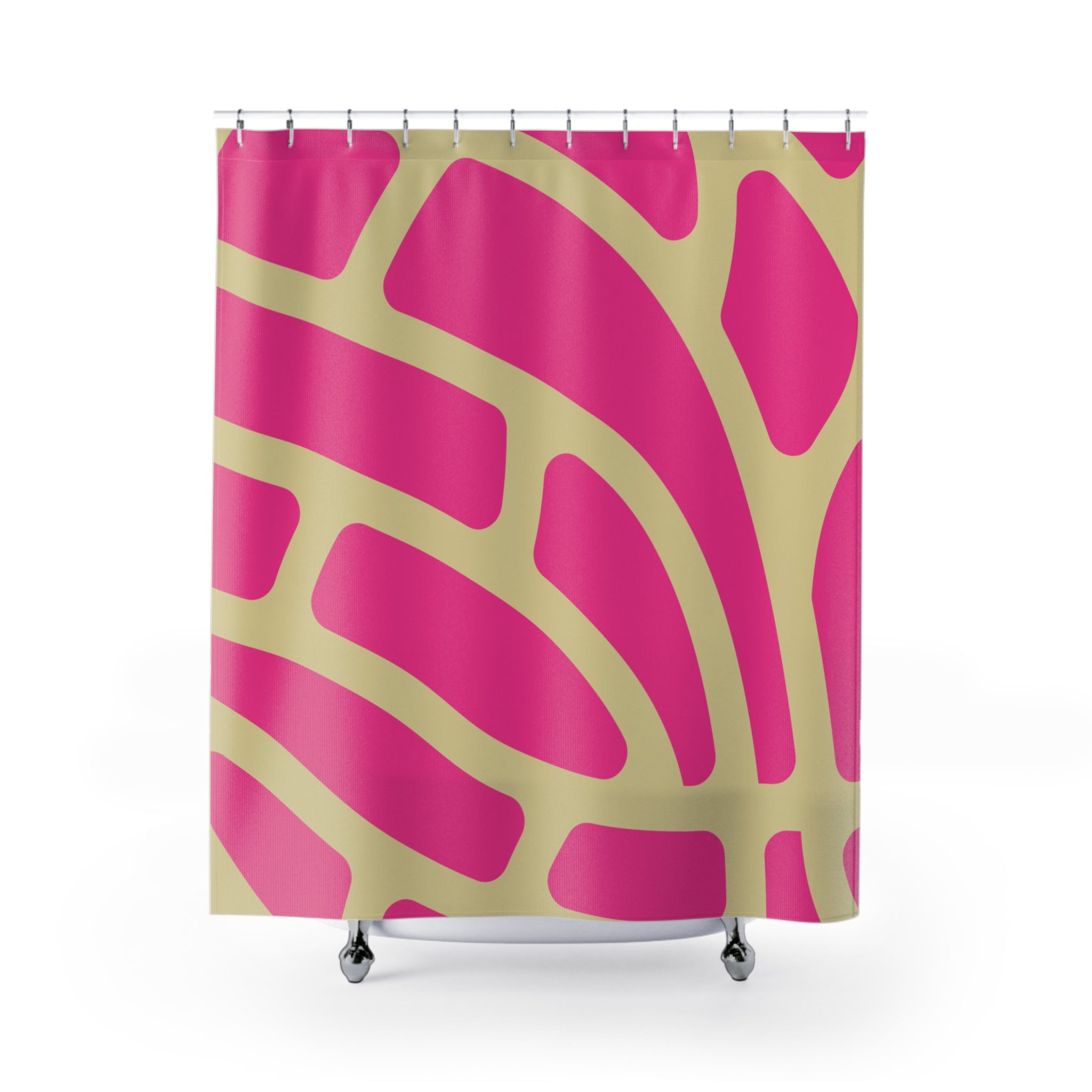Pink Concha Mexican Bread Shower Curtain Gift: Sweet Cultural Pop for Vibrant Homes