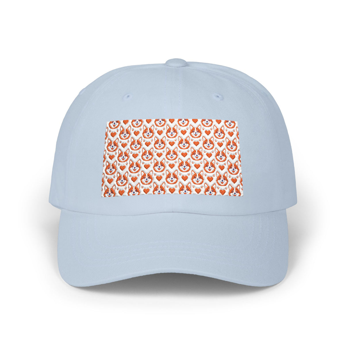 Corgi Hearts Classic Dad Cap hat – original NewGiftDay design, view 4