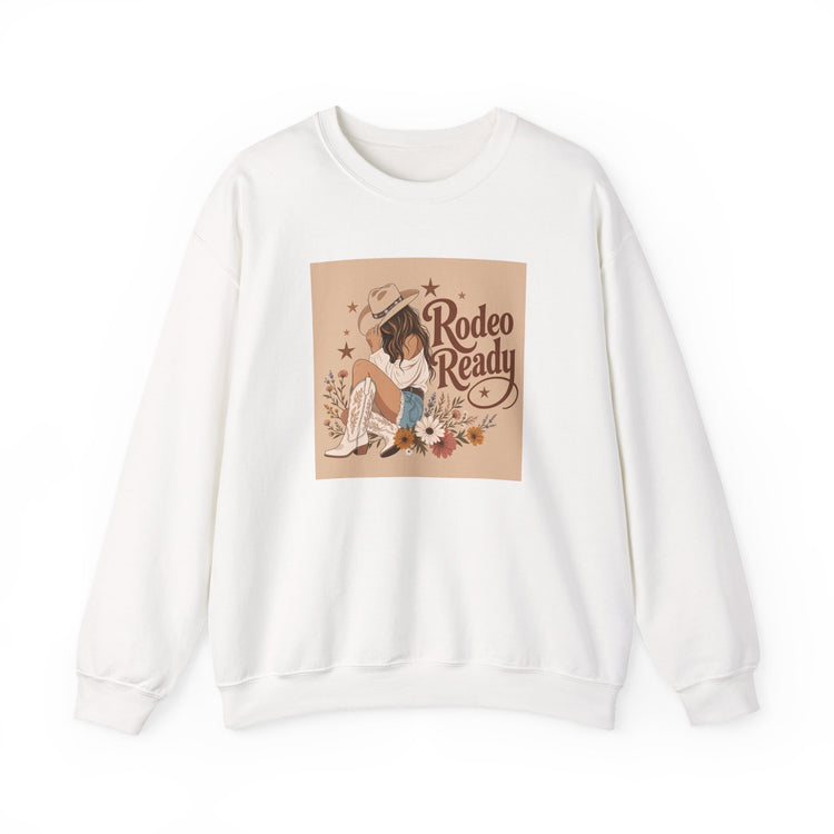 Ranch Glow sweatshirt in white – original NewGiftDay design
