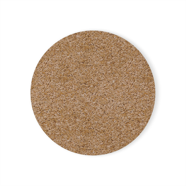 Bigfoot Christmas List Cork Back Coaster mockup
