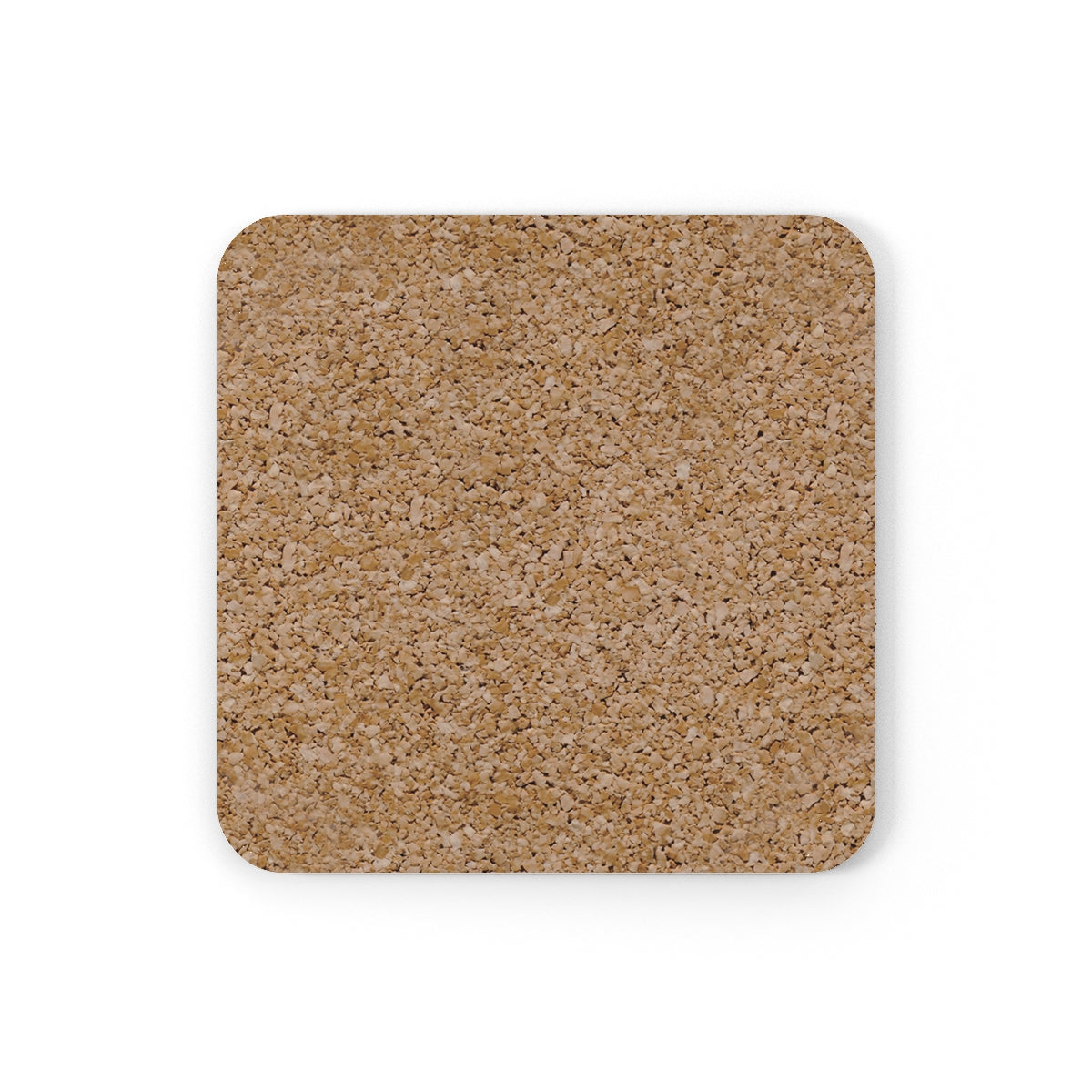 Bigfoot Christmas List Cork Back Coaster mockup