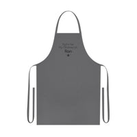 Bigfoot Christmas List Cotton Apron mockup