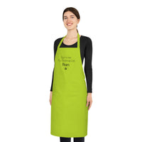 Bigfoot Christmas List Cotton Apron mockup